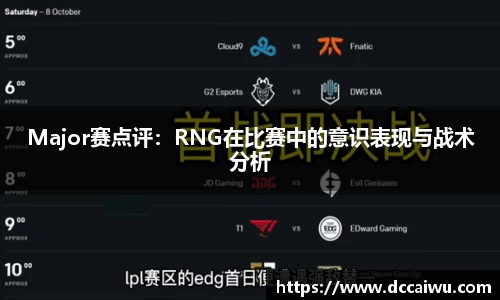 Major赛点评：RNG在比赛中的意识表现与战术分析